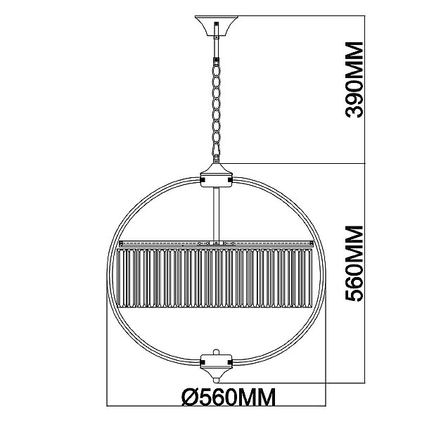 Подвесная люстра Гослар 498015805
