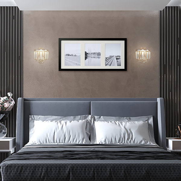 Настенное бра Torreta 10121/2 хром/прозрачный хрусталь Strotskis (10105/2)