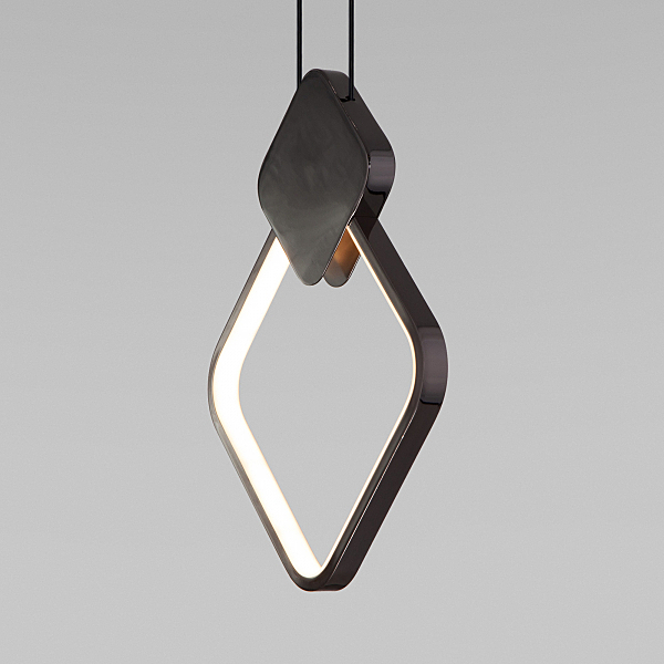 Светильник подвесной Style 50216/1 LED черный жемчуг