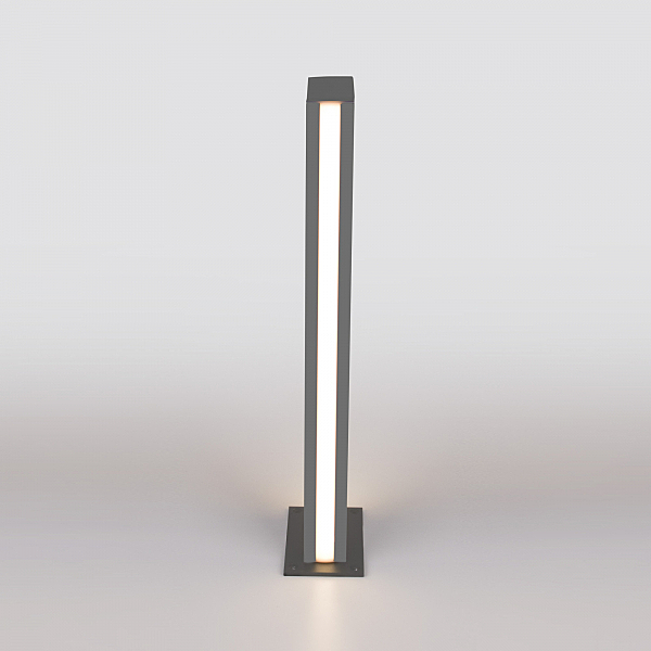 Уличный наземный светильник Flat 1538 TECHNO LED серый