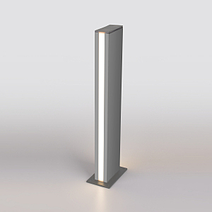 Уличный наземный светильник Flat 1538 TECHNO LED серый