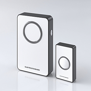 Дверной звонок DBQ27 DBQ27M WL 38M IP20 Белый/Чёрный