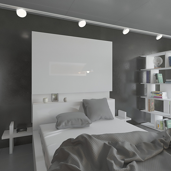 Трековый светильник Pila Pila белый 12W 4200K (85078/01) однофазный