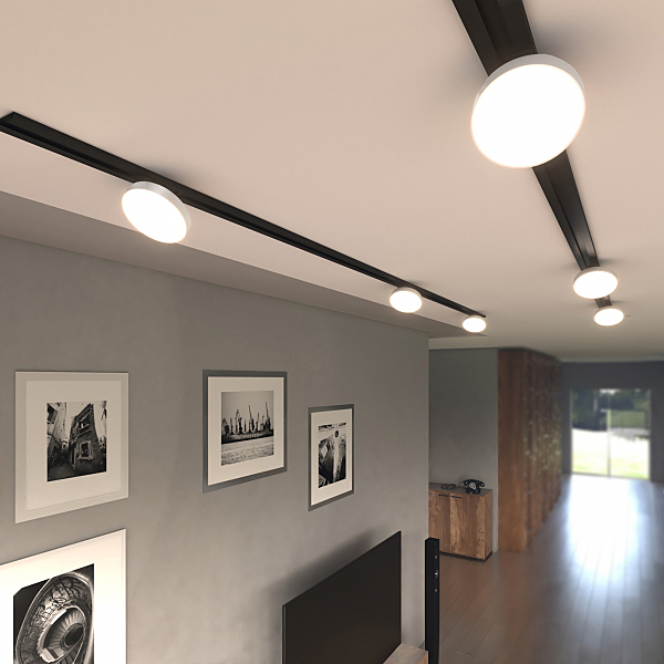 Трековый светильник Pila Pila белый 12W 4200K (85078/01) однофазный