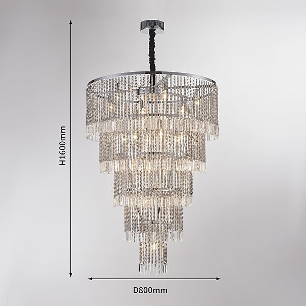 Люстра каскадная Ignis 2924-19P