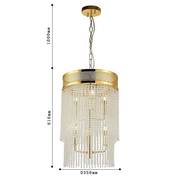 Подвесная люстра Vertical 2951-6P