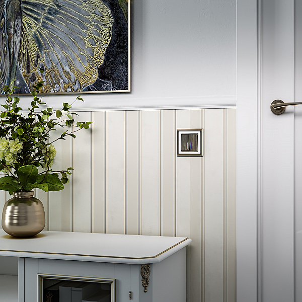 Накладка на механизм W1129112/ Набор клавиш для выключателя двухклавишного с подсветкой (бронзовый)