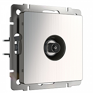 Розетка W1183002/ ТВ-розетка оконечная (глянцевый никель)