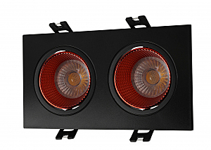Встраиваемый светильник Dk3020Brd DK3072-BK+RD