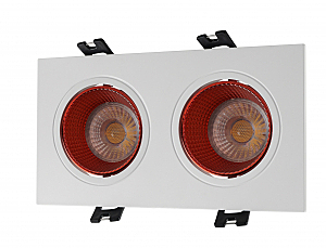 Встраиваемый светильник DK3021 DK3072-WH+RD