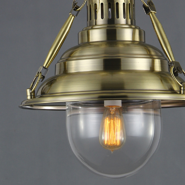Светильник подвесной Loft KM046P brass