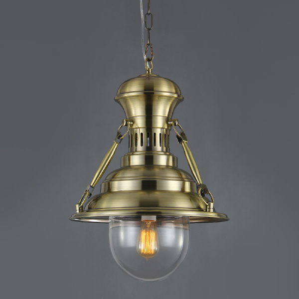Светильник подвесной Loft KM046P brass