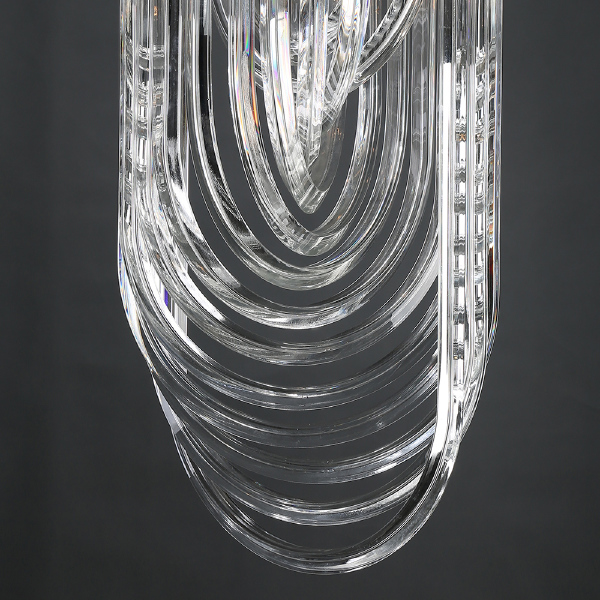 Светильник подвесной Murano Glass KR0116P-3 black