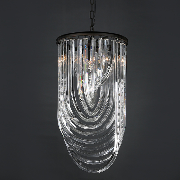 Светильник подвесной Murano Glass KR0116P-3 black