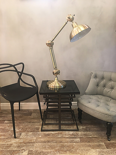 Настольная лампа Table Lamp KM601T brass