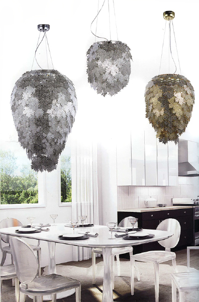 Подвесная люстра Maple KM0131P-1A silver