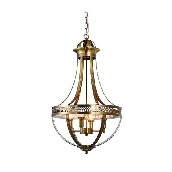 Подвесная люстра Capitol KM0287P-6 antique brass