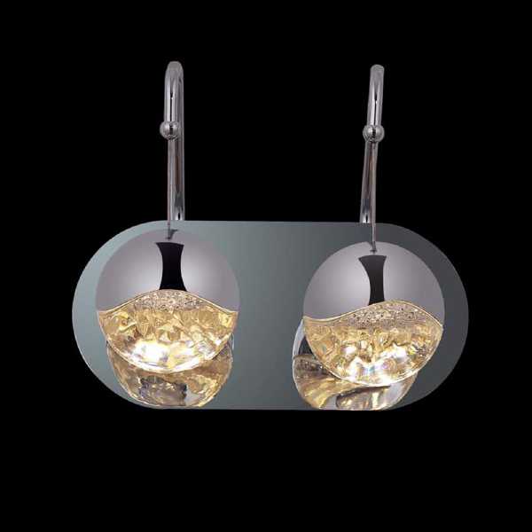 Настенное бра Globo SD3301-2C nickel
