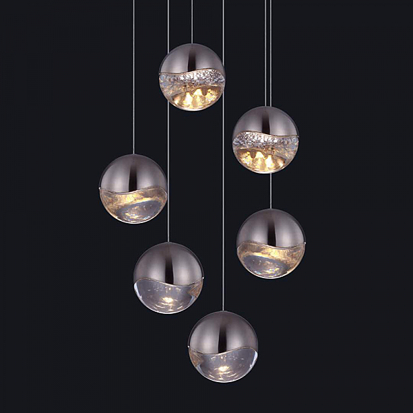 Светильник подвесной Globo SD3301-6U nickel
