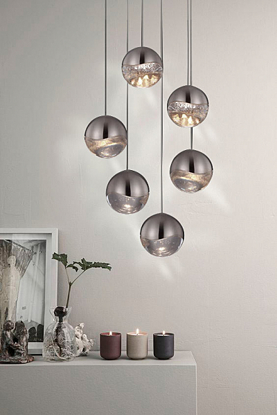 Светильник подвесной Globo SD3301-6U nickel