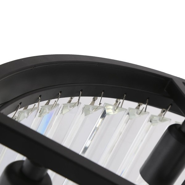 Подвесная люстра 1920s Odeon KR0387P-6 black/clear