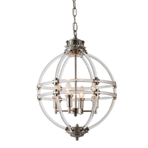 Подвесная люстра Impero KM0766P-4 nickel