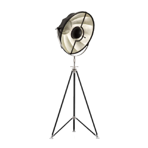 Торшер Studio 7095F black/silver
