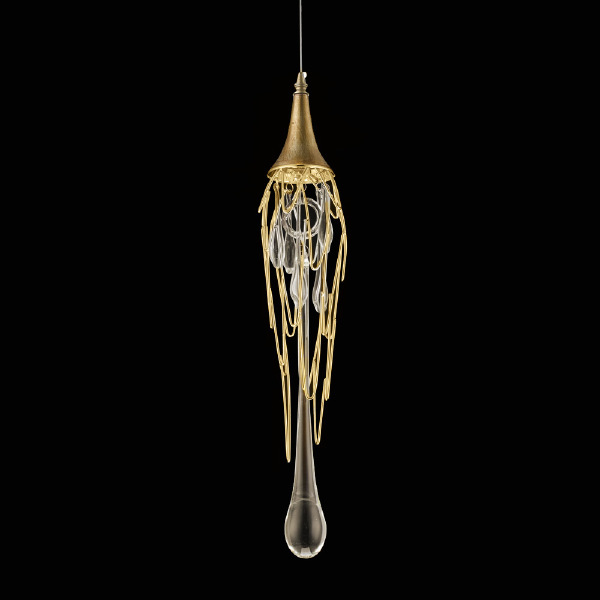 Светильник подвесной Goddess Tears P68009S-1G gold
