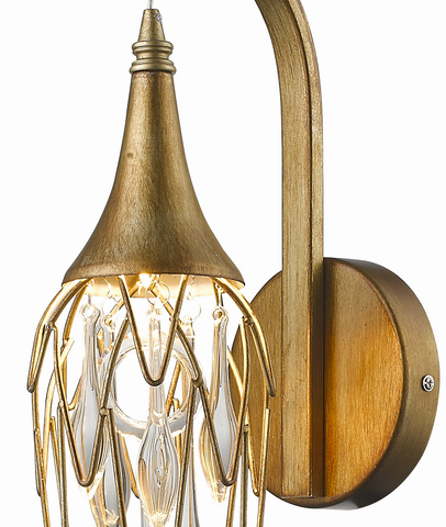 Светильник подвесной Goddess Tears P68009S-1G gold