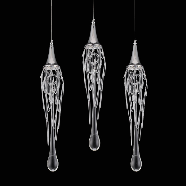 Светильник подвесной Goddess Tears P68009L-3 chrome