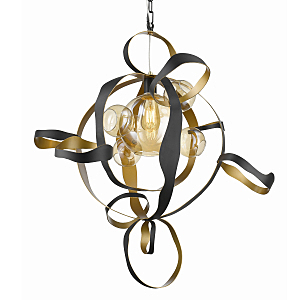 Подвесная люстра 68057 P68057L black/gold