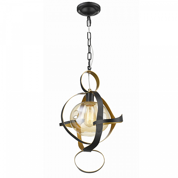 Светильник подвесной 68057 P68057S black/gold