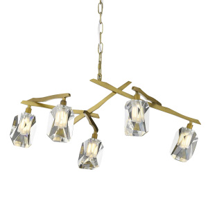 Подвесная люстра 68051 P68051-5 gold