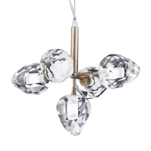 Подвесная люстра On the Rocks P68038M-5 gold