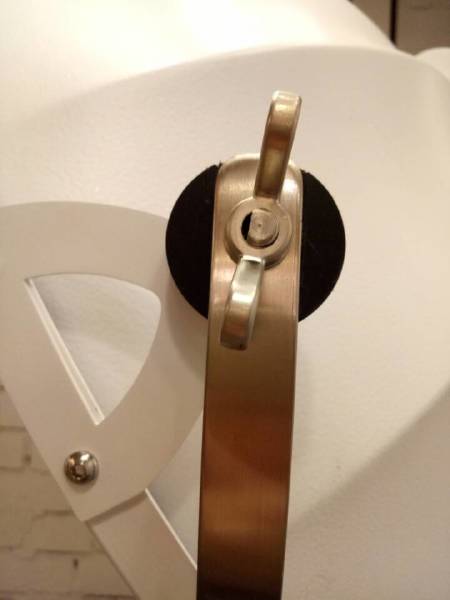 Торшер Studio 7095F white/gold