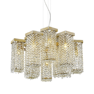 Подвесная люстра 68065 P68065-12 gold