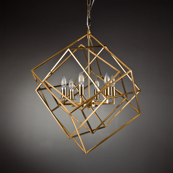 Подвесная люстра Matrix KM0282P-6 brass
