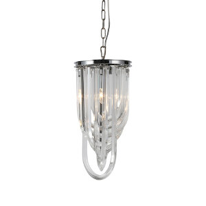 Светильник подвесной Murano Glass KR0116P(S) chrome