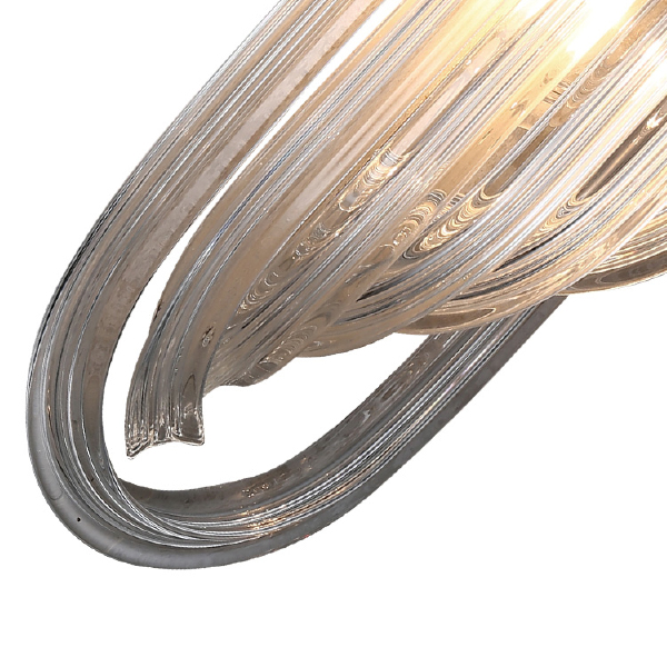 Настенное бра Murano Glass KR0116W-1 chrome