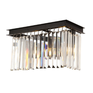 Настенное бра 1920s Odeon KR0387W-2A black/clear