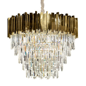 Подвесная люстра Barclay A006 L16 gold