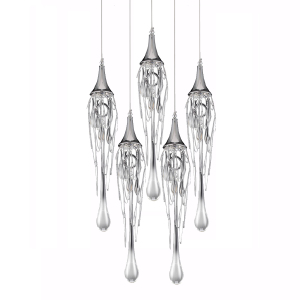 Светильник подвесной Goddess Tears P68009L-5/R chrome