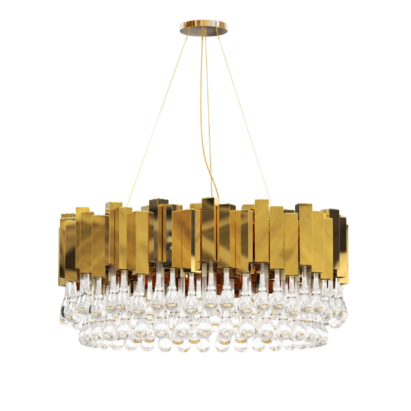 Подвесная люстра Trump KM0988P-16 gold