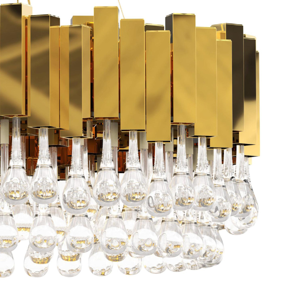 Подвесная люстра Trump KM0988P-16 gold