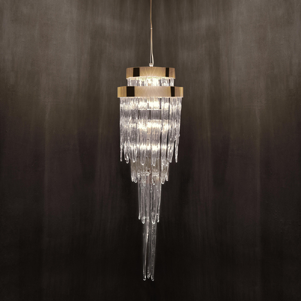 Подвесная люстра Babel KM0990P-4 brass