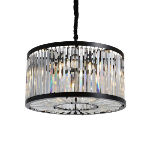 Подвесная люстра Welles KR0388P-5/P black/clear