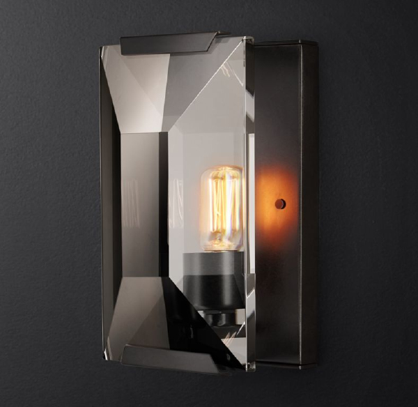 Настенное бра Harlow Crystal KR0354W-1A black/clear