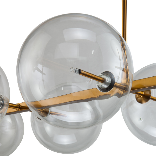 Люстра на штанге Globe Mobile KG0965P-10L brass