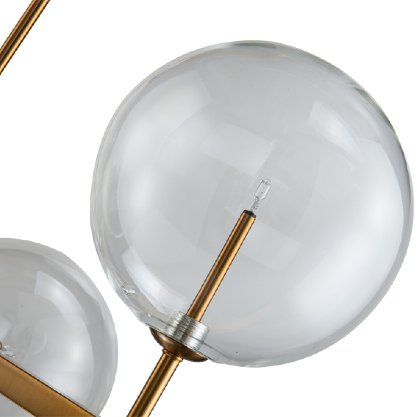 Люстра на штанге Globe Mobile KG0965P-10L brass