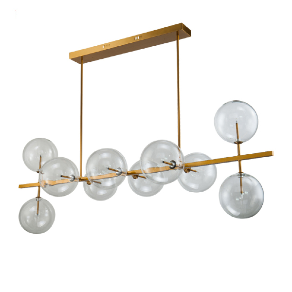 Люстра на штанге Globe Mobile KG0965P-10L brass